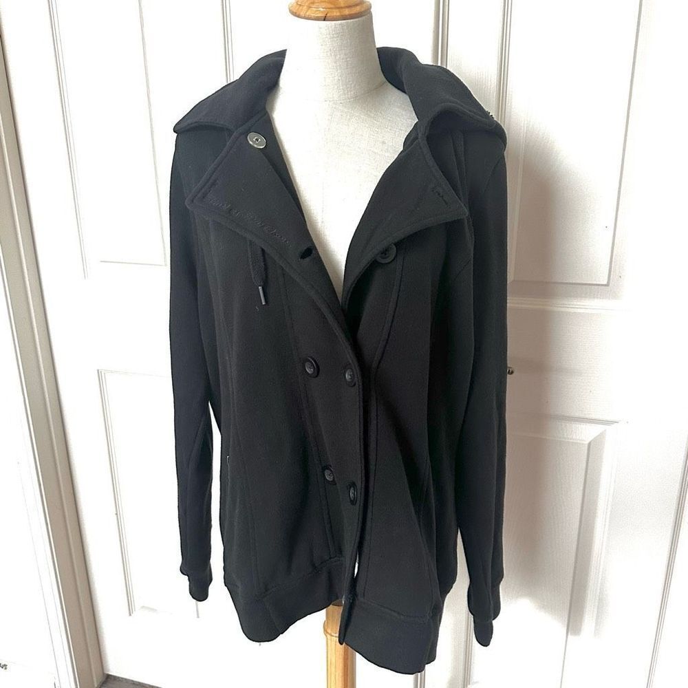 Harley-Davidson Black Double-Breasted Hoodie
